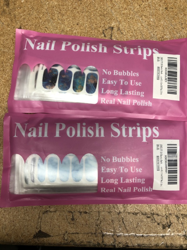 Photo 1 of 2 packs of 20 nail polish strips
