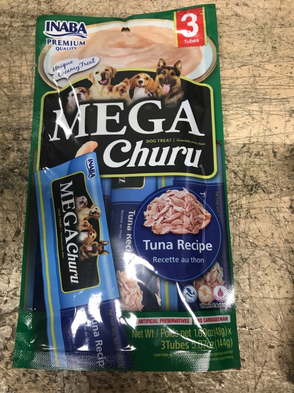 Photo 1 of 
888 exp 05/19/2-23 *** inaba mega churu for dogs 1.69 0z each tube 18 tubes total (3 per pack(