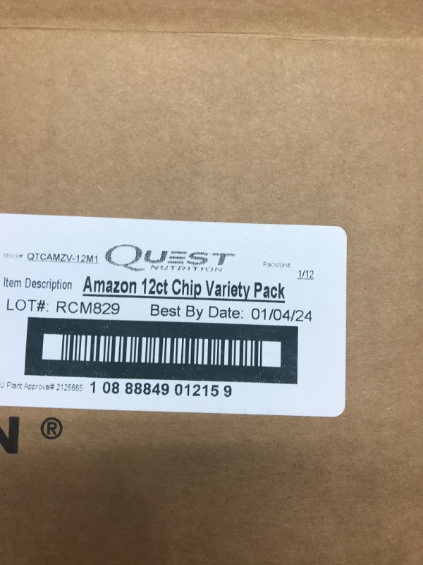 Photo 3 of *** EXP 01/04/2024 ***Quest Tortilla Style Protein Chips Variety Pack, Chili Lime, Nacho Cheese, Loaded Taco, 1.1 Ounce (Pack of 12)
