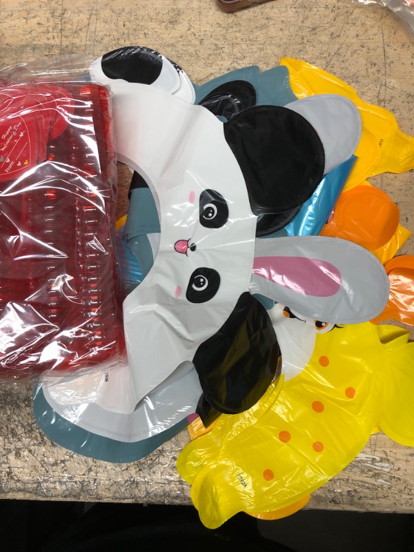 Photo 2 of 2 ITEMS 32 Zoo Animal Inflatable Headbands and 32 Valentine Cards BUNDLE