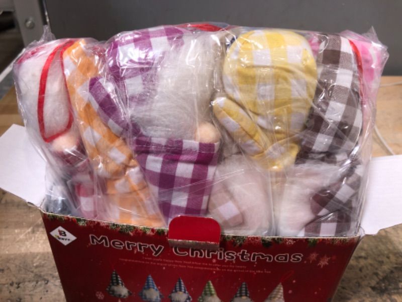 Photo 1 of 12 Pack Easter Gnomes Decorations Ornaments Set - Spring Gnome Plush Scandinavian Santa Beard Ornaments for Tree Home Decor 2pack