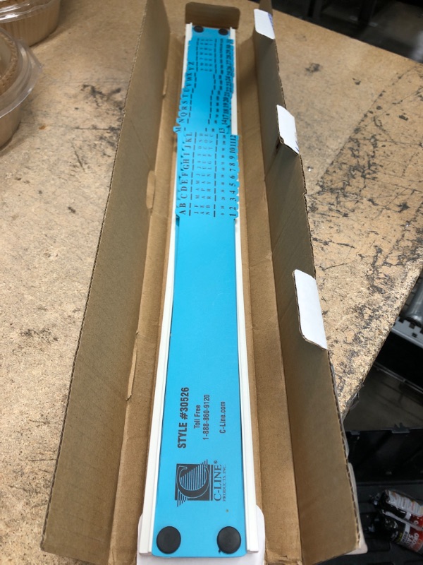 Photo 1 of C-Line All-Purpose Document Sorter, 2.5 x 23.5 Inch, Blue (30526)
