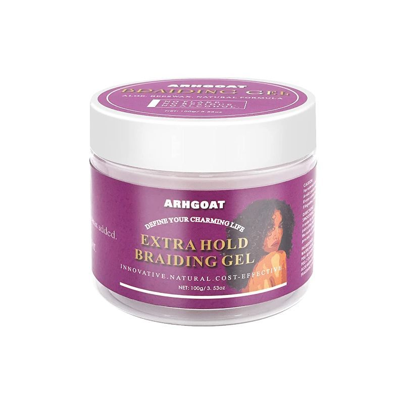 Photo 1 of 2pk- ARHGOAT Braiding Gel for Dreadlock Locs Hair Extreme Strong Hold Attractive Scent No Flake Long Lasting with Aloe and Beeswax Natural Hair Products for Black Women, 3.53 Ounces