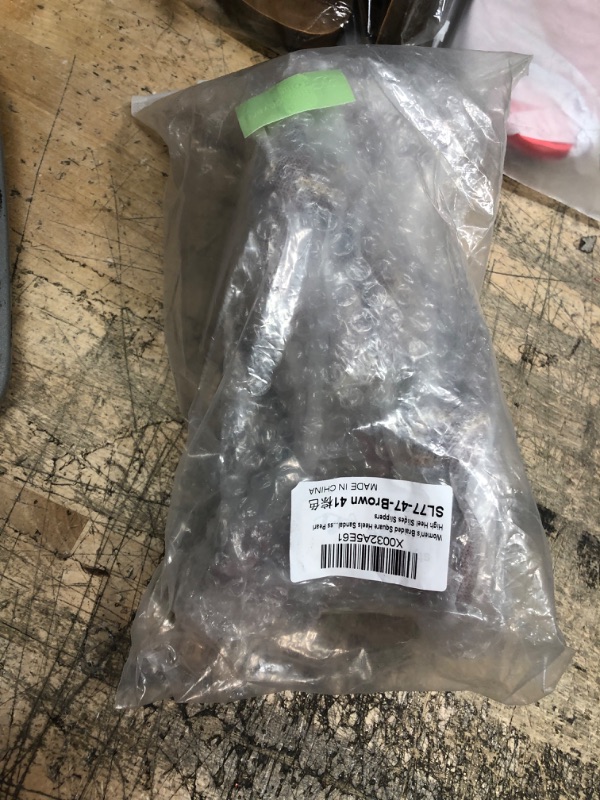 braided block heel sandals