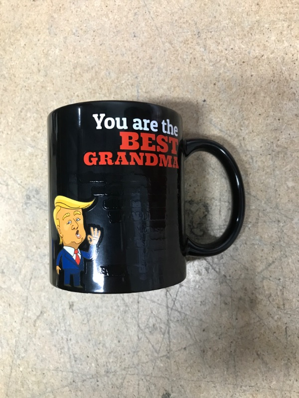 Photo 2 of 2-Pack Funny Trump Color-Changing Coffee Cup 12oz - 2024 MAGA Mug - Best Mothers Day Gifts for Grandma or Nana - Great Grandma Gifts & Unique Gift Ideas for Women & Grandmother Presents from Grandchildren Grandma (12oz) Color-Changing