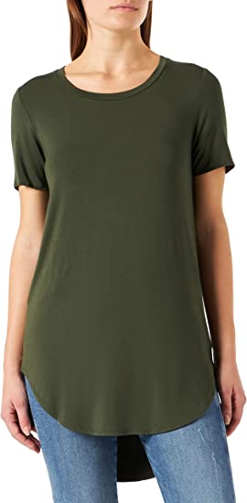 Photo 1 of Daily Ritual Women's Jersey Standard-Fit Short-Sleeve Open Crewneck Tunic
XL