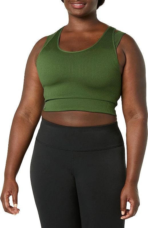 Photo 1 of Amazon Essentials Women's Active Seamless Double Layer Sports Bra