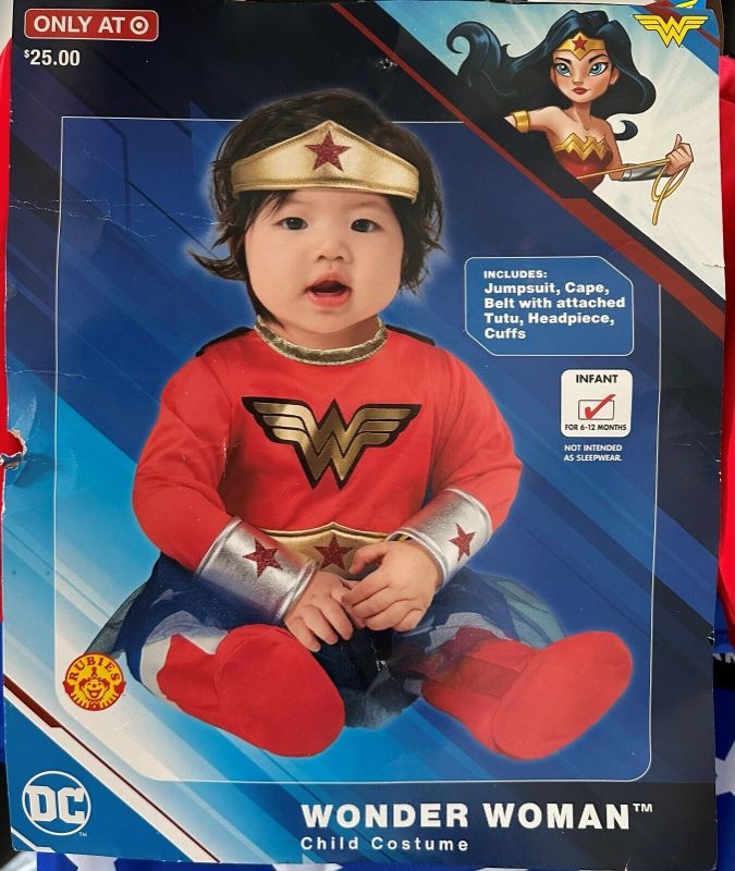 Photo 1 of Rubies DC - WONDER WOMAN Child Costume - Available in 3 Sizes - New with Tags!
