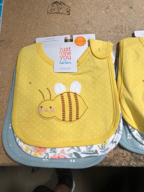 Photo 5 of (X2) Baby Girls' 3pk Bee Bib - Just One You® Made by Carter's Yellow
(X1) Baby Girls' 3pk Sea Creatures Bib - Just One You® Made by Carter's Purple
