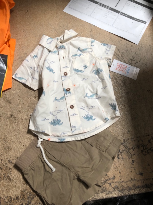 Photo 2 of Baby Boys' Scenic Whale Top & Shorts Set - Just One You® Made by Carter's
