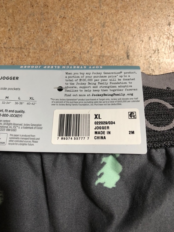 Photo 1 of Jockey Generation™ Men's Papa Bear Jogger Pajama Pants -XL