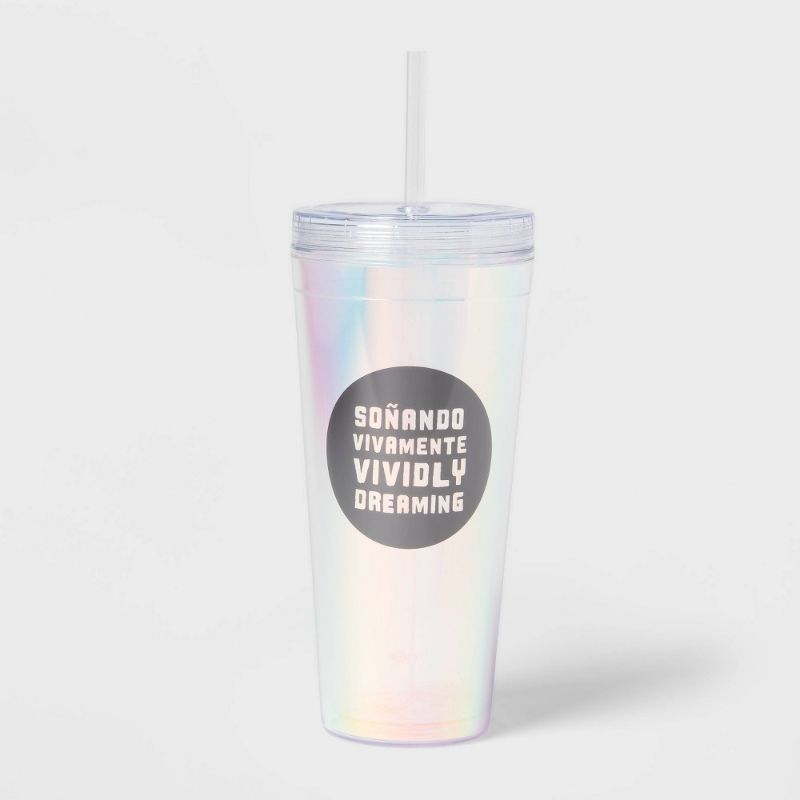 Photo 1 of 28oz Plastic Holographic Tumbler
