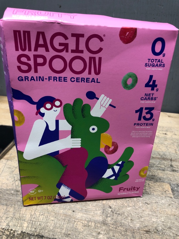 Photo 2 of (pack of 2) Magic Spoon Fruity Grain-Free Cereal - 7oz
best by: 12/18/23
