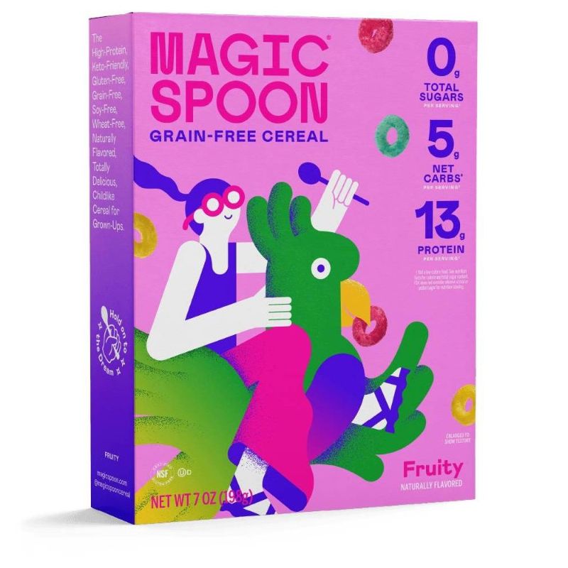 Photo 1 of (pack of 2) Magic Spoon Fruity Grain-Free Cereal - 7oz
best by: 12/18/23
