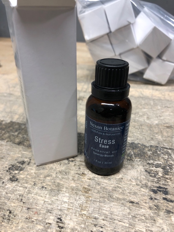 Photo 2 of (pack of 10) Stress Ease Essential Oil Blend 30ml- Stress Relief Essential Oil- Calm Essential Oil - Stress Away Essential Oil- Calming Sleep, Aromatherapy, Diffuser - Nexon Botanics