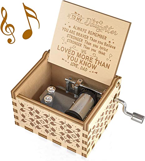 Photo 1 of *NOT exact stock photo, use for reference*
You are My Sunshine Music Box - to my Daughter (2 pck)