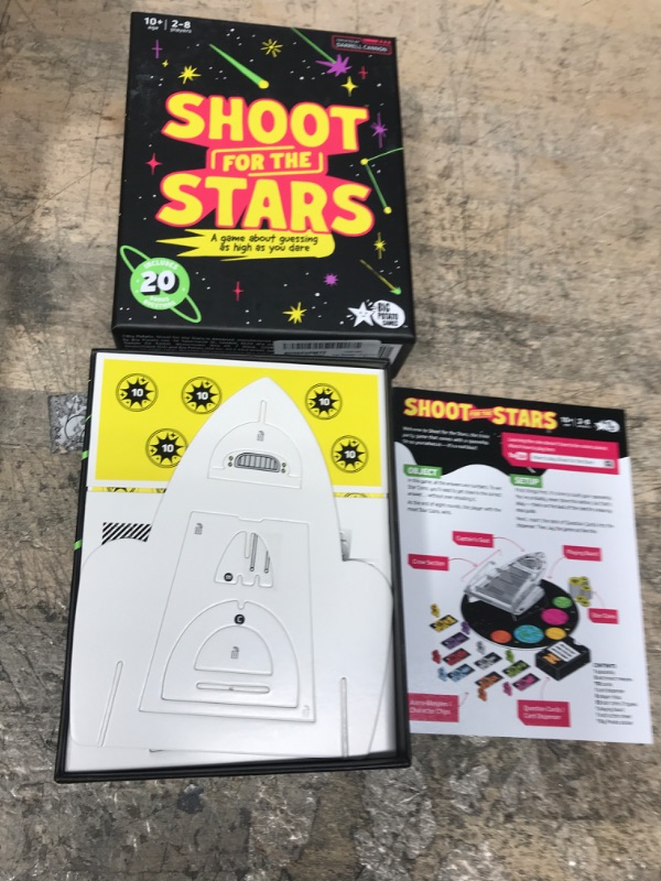 Photo 2 of Big Potato Shoot for The Stars — The Rocket-Powered Trivia Game for Adults and Family — Board Games for Teens, Kids and Aliens Alike