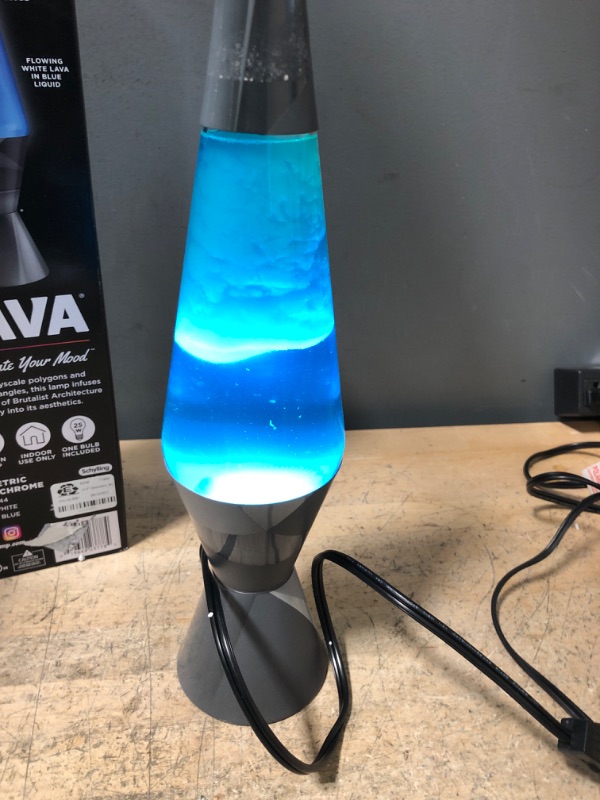 Photo 2 of 14.5 Geometric Monochrome Lava Lamp - LAVA