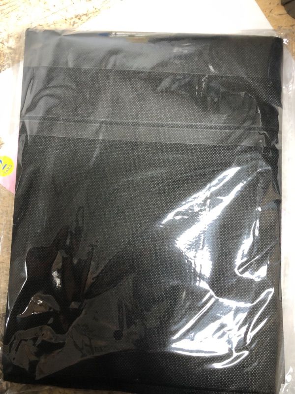 Photo 1 of 2PK PLANTIONAL Black Iron-On Non-Woven Fusible Interfacing: 39 x 72 inch Lightweight Non-Woven Interfacing Iron On Polyester Single-Sided Interfacing for DIY Crafts Supplies Lightweight Black