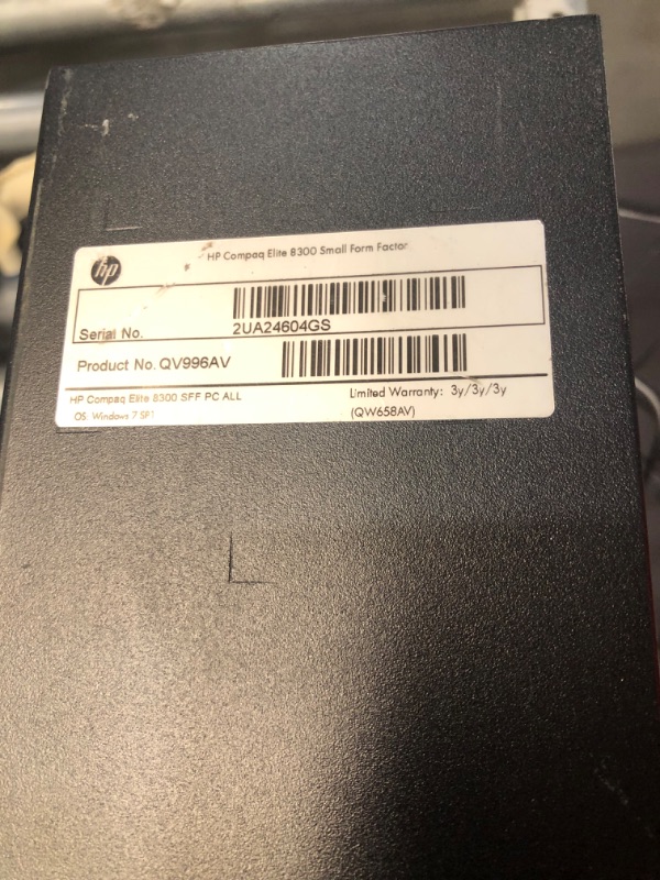 Photo 10 of HP 8300 Elite Small Form Factor Desktop Computer, Intel Core i5-3470 3.2GHz Quad-Core, 8GB RAM, 500GB SATA, Windows 10 Pro 64-Bit, USB 3.0, Display Port 