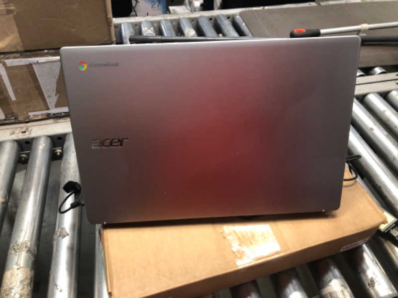 Photo 2 of Acer 2022 Chromebook, 17" IPS Full HD(1920x1080) Screen, Intel Celeron Processor Up to 2.80 GHz, 4GB DDR4 Ram, 64GB SSD, Super-Fast 6th Gen WiFi, Chrome OS, Natural Silver