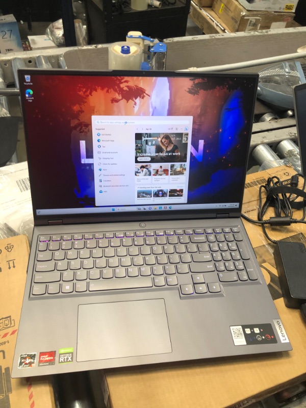 Photo 2 of Lenovo Legion 5 Pro 16" 165Hz QHD IPS NVIDIA G-Sync 500 nits AMD Ryzen 9-6900HX 16GB DDR5 RAM 1TB SSD RTX 3070 Ti 8GB GDDR6 TGP 140W Gaming Laptop - AMD Ryzen 9 6900HX - NVIDIA GeForce RTX 3070 T 16GB RAM | 1TB PCIe SSD