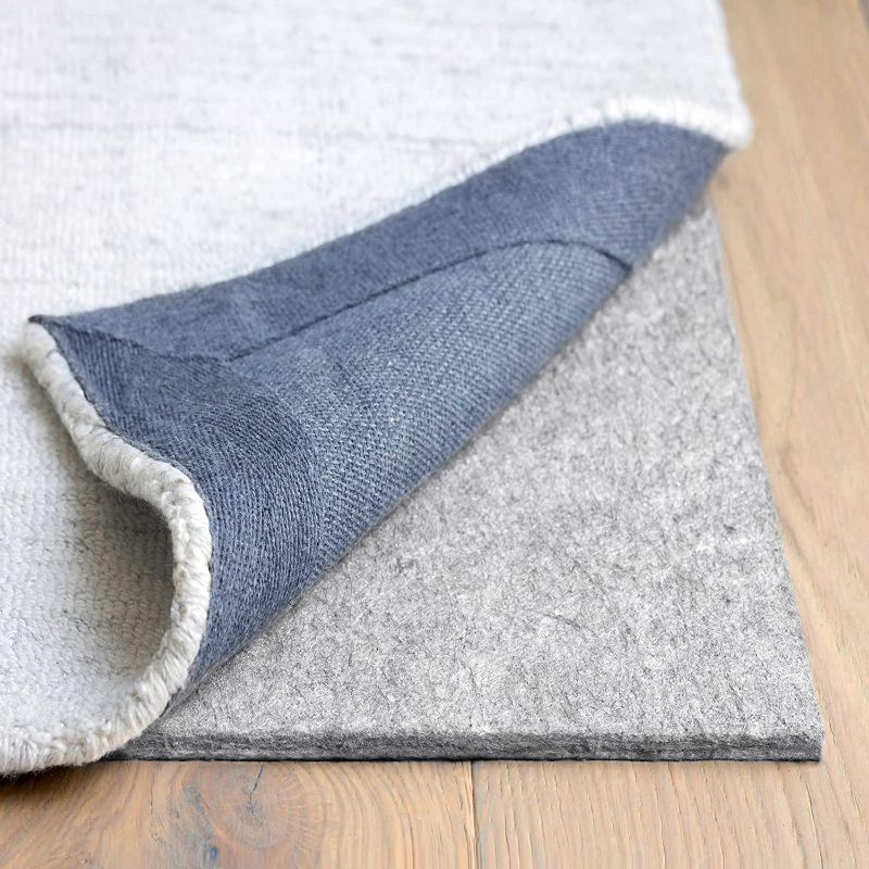 Photo 1 of - Dual Surface -" Thick - Felt + Rubber - Enhanced Non-Slip Rug Pad 