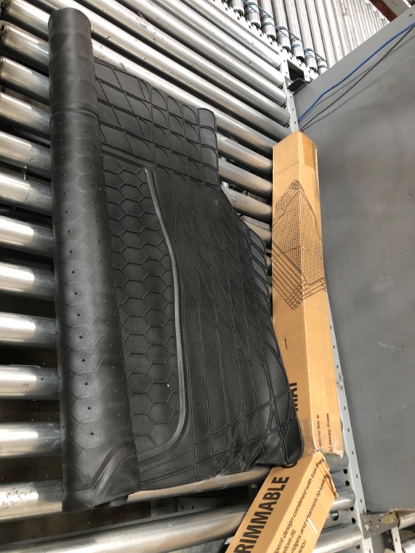 Photo 1 of FH Group F16400BLACK Universal Fit all season protection Black Automotive Cargo Mat/Trunk Liner fits most Cars, SUVs, and Trucks (Trimmable, Large Size 44"L x 54.5"W)