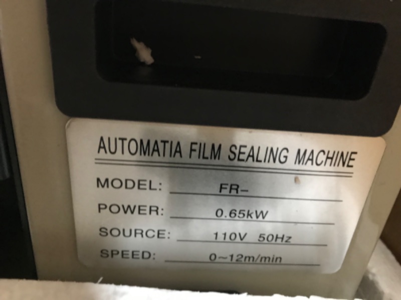 Photo 2 of *UNFUNCTIONAL**- Cikiter FR900 Continuous Sealing Machine? Food Sealer Machine? Plastic Sealer?Bag Sealer Machine for PVC Bags Films?Stamp Coding 110V/60HZ