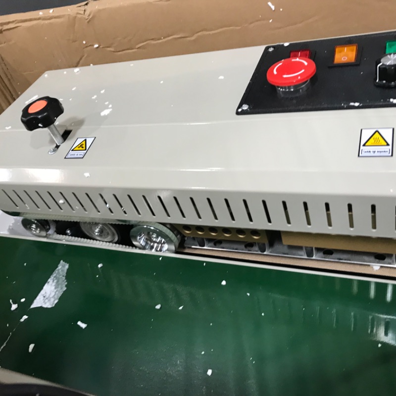 Photo 7 of *UNFUNCTIONAL**- Cikiter FR900 Continuous Sealing Machine? Food Sealer Machine? Plastic Sealer?Bag Sealer Machine for PVC Bags Films?Stamp Coding 110V/60HZ