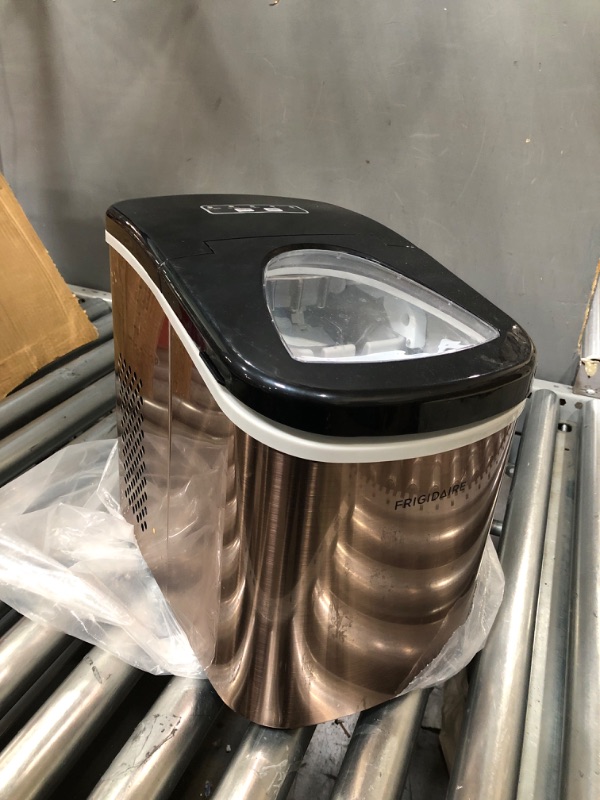 Photo 1 of (PARTS ONLY)Frigidaire EFIC117-SSCOPPER-COM Stainless Steel Ice Maker, 26lb per day, COPPER STAINLESS
