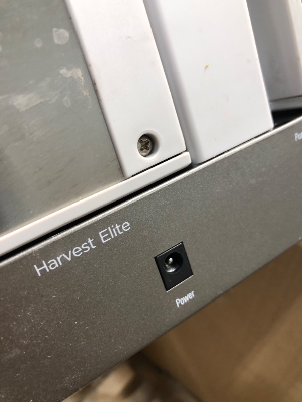 Photo 1 of *Very Used-Unable to Test/Missing Power cord* AeroGarden Bounty Elite - Indoor Garden with LED Grow Light, WiFi and Alexa Compatible, Stainless Steel
