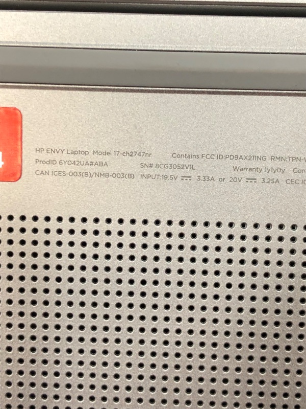 Photo 5 of HP Envy 17-ch2747nr 4THU Home & Business Laptop (Intel i7-1255U 10-Core, 64GB RAM, 2TB PCIe SSD, Intel Iris Xe, 17.3" 60Hz Touch Win 11 Pro) with MS 365 Personal, Dockztorm Hub

