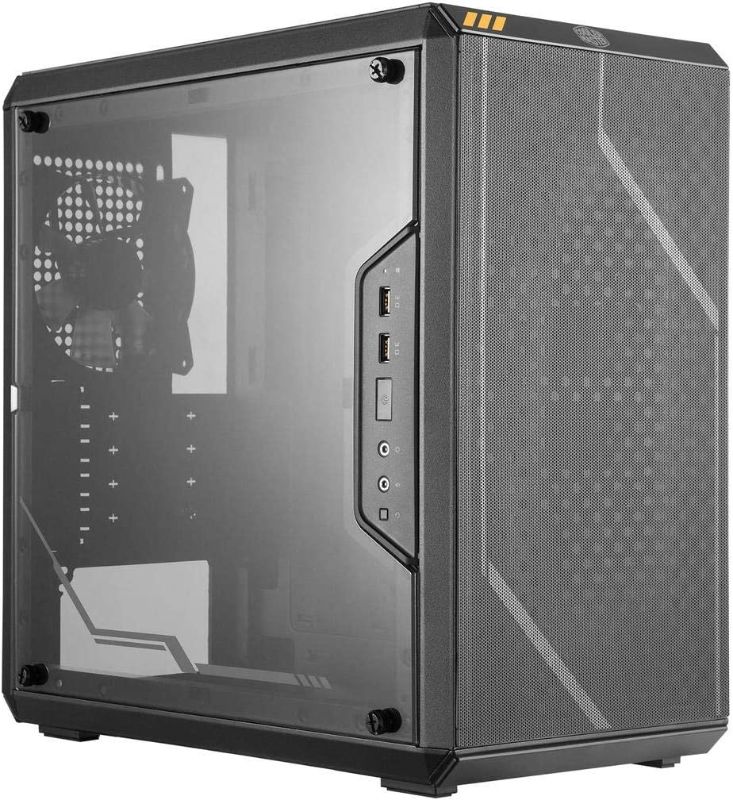 Photo 1 of Cooler Master MasterBox Q300L TUF Gaming Alliance Edition Micro-ATX Tower with TUF Aesthetic Design, Transparent Acrylic Side Panel, Adjustable I/O & Fully Ventilated Airflow (MCB-Q300L-KANN-TUF)
