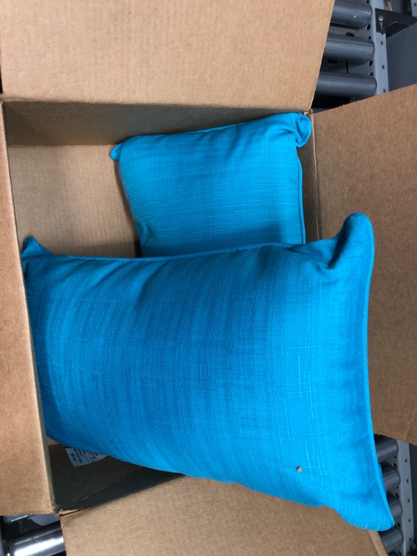 Photo 1 of 10x18in Small Pillows Blue b