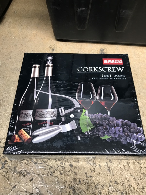 Photo 2 of (*SEALED NEVER OPENED*) Wine Bottle Opener Corkscrew Set-[2020 Upgraded] Holleringlan Wine Opener Kit With Foil Cutter,Wine Stopper And Extra Spiral