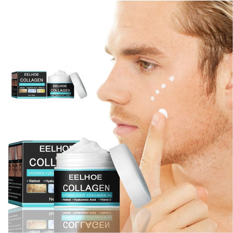 Photo 1 of Bbymie 2PCS Collagen Cream For Men, Men's Revitalizing Cream, Age Rewind Men's Wrinkle Cream, Collagen Men's Anti-Aging Wrinkle Cream, All-in-1 Men's