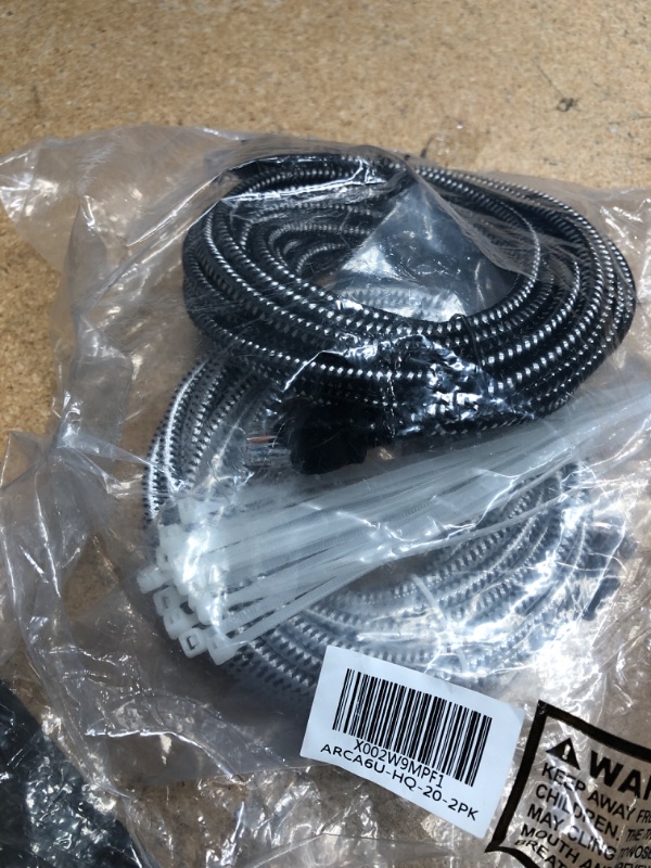 Photo 1 of adoreen cat6 ethernet cable 20ft/2pack