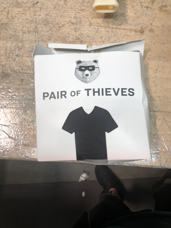 Photo 2 of MED---Pair of Thieves Super Soft 2-Pack Undershirts (Crew Neck Tees, V-Neck T-Shirts, Tank Tops)
