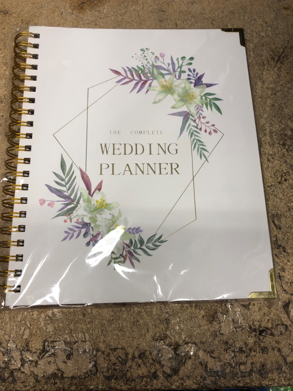 Photo 2 of THEFEFAN Wedding Planner Book and Organizer for the Bride, Engagement Gifts for Couples, Wedding Planning Book as Bride To Be Gifts white lily