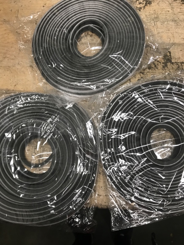 Photo 2 of  3 PACK 32.8 Ft Weatherstrip for Door Sealer and Door Frame, Soundproofing, Windproof,Dustproof Weather Stripping, 0.35 Wide X 0.2 inch