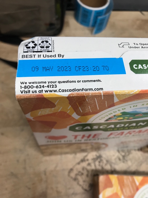 Photo 1 of **Exp date May09,2023** 3pcks of Cascadian Farm Organic Graham Crunch Cereal, 9.6 oz