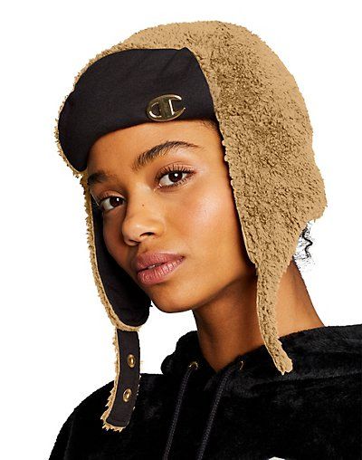 Photo 1 of Champion Life Faux Fur Hunter's Hat, C Logo Imperial Gold S/M Unisex
