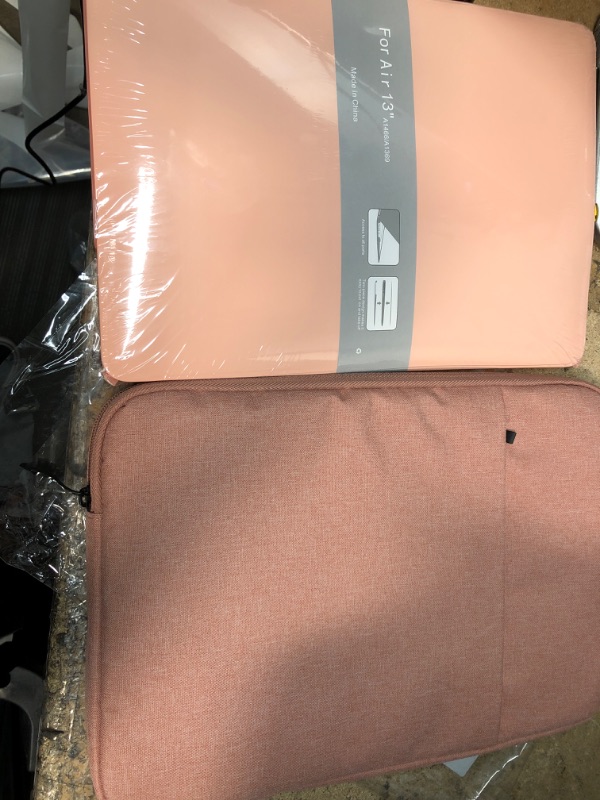 Photo 2 of KECC Compatible with MacBook Air 13 inch Case LIGHT PINK 