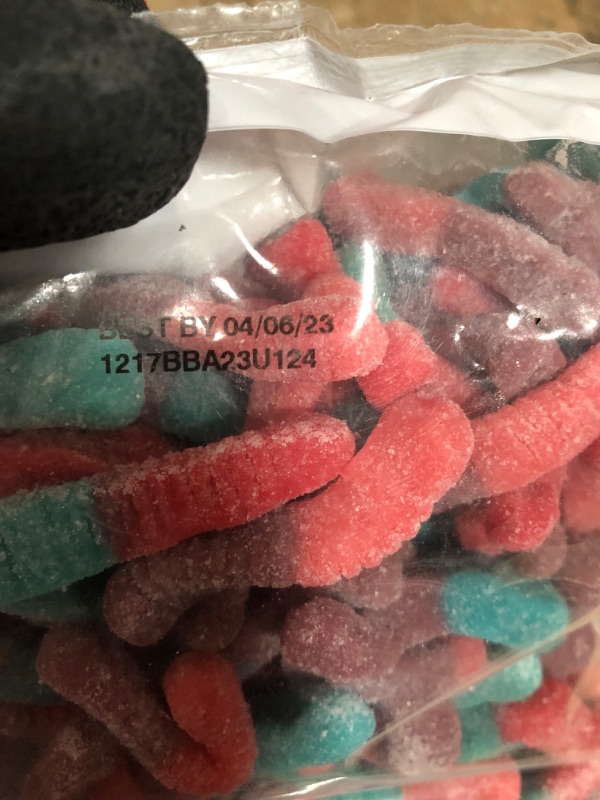 Photo 3 of *EXPIRE Apr 2023*
Trolli Sour Brite Crawlers, Very Berry, Gummy Worms Sour Candy, 5 Pound Bulk Bag
