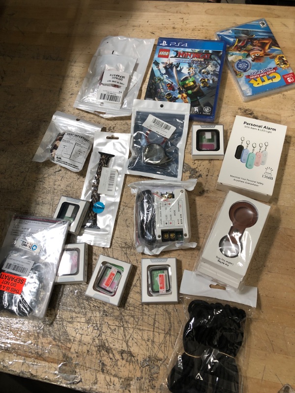 Photo 1 of 16 pack assorted watch face cover/band, airpod case, PS4/Switch games and accessory bundle 