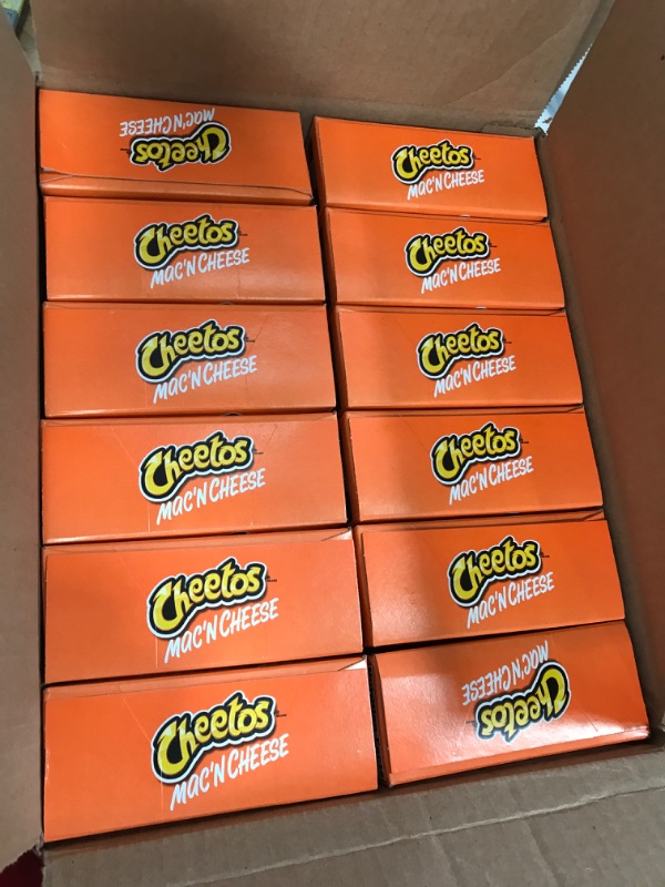 Photo 1 of *6/3/2023* 12 PACK Cheetos Mac 'N Cheese - Bold & Cheesy Flavor (5.9 oz Box, 12 pack)
