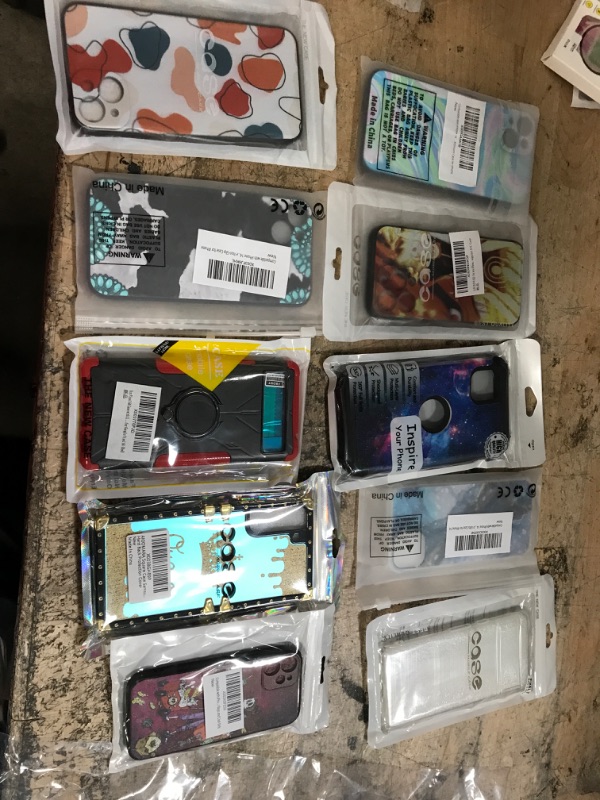 Photo 1 of 10 PIECE PHONE CASE BUNDLE