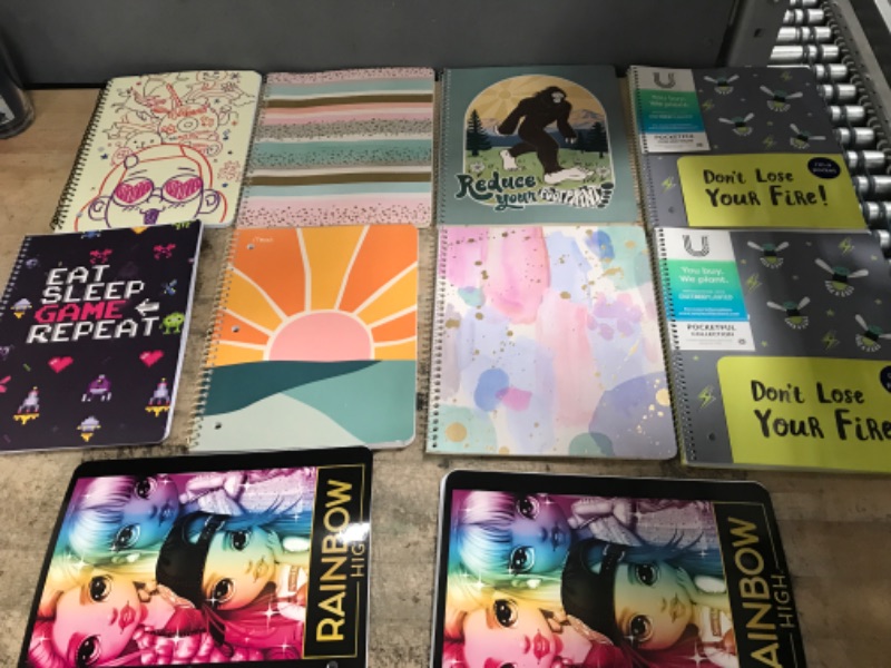 Photo 1 of 10PCS NOTEBOOK BUNDLE