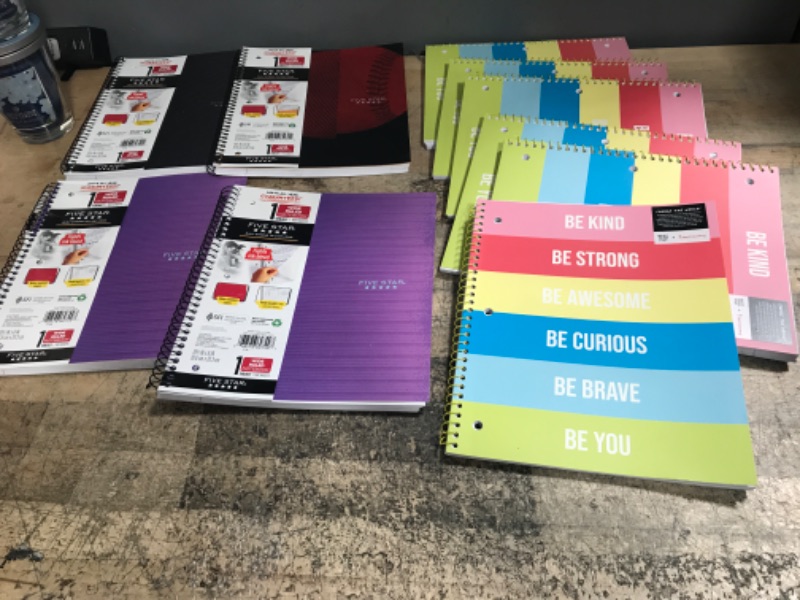 Photo 1 of 10 PCS NOTEBOOK BUNDLE